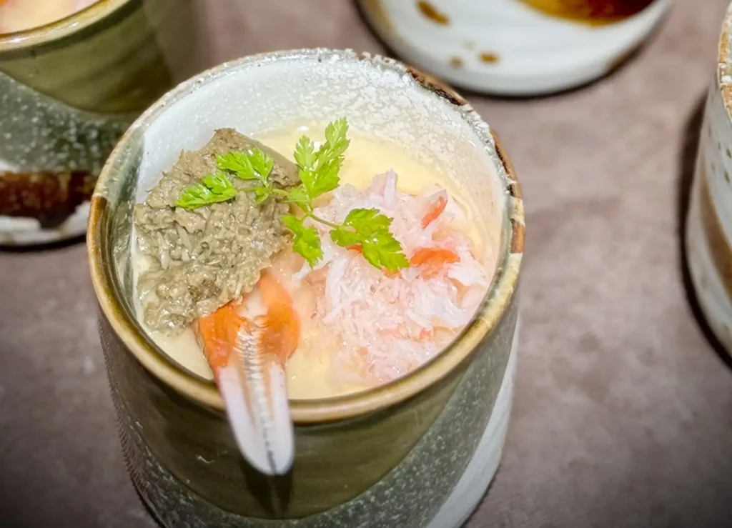 松葉蟹肉茶碗蒸